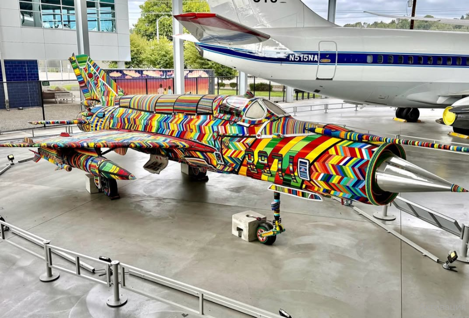 MiG-21 in beads