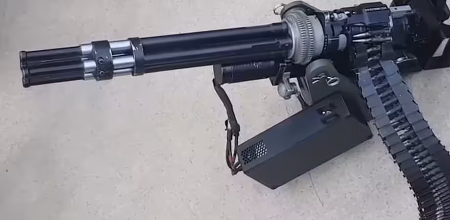 ГШГ-7.62 с электрическим двигателем