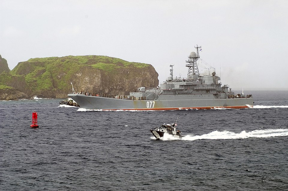 Large landing ship "Peresvet"