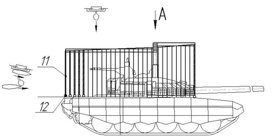 Schemes of the new tank protection