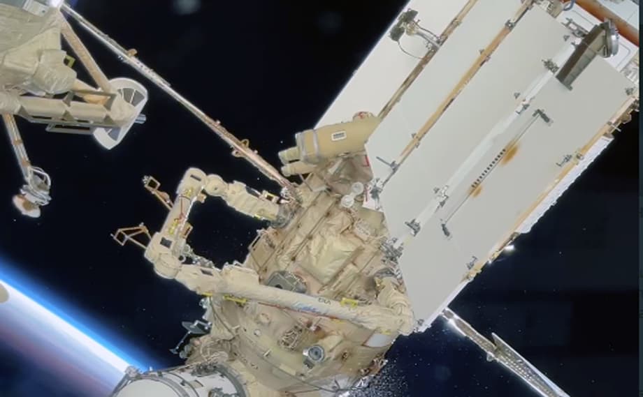 Cosmonaut Konstantin Borisov assisted colleagues on the Russian part of the station. He shot a little view of the work from space on ISS.<br>