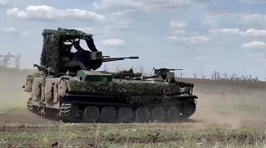 MT-LB with ZU-23