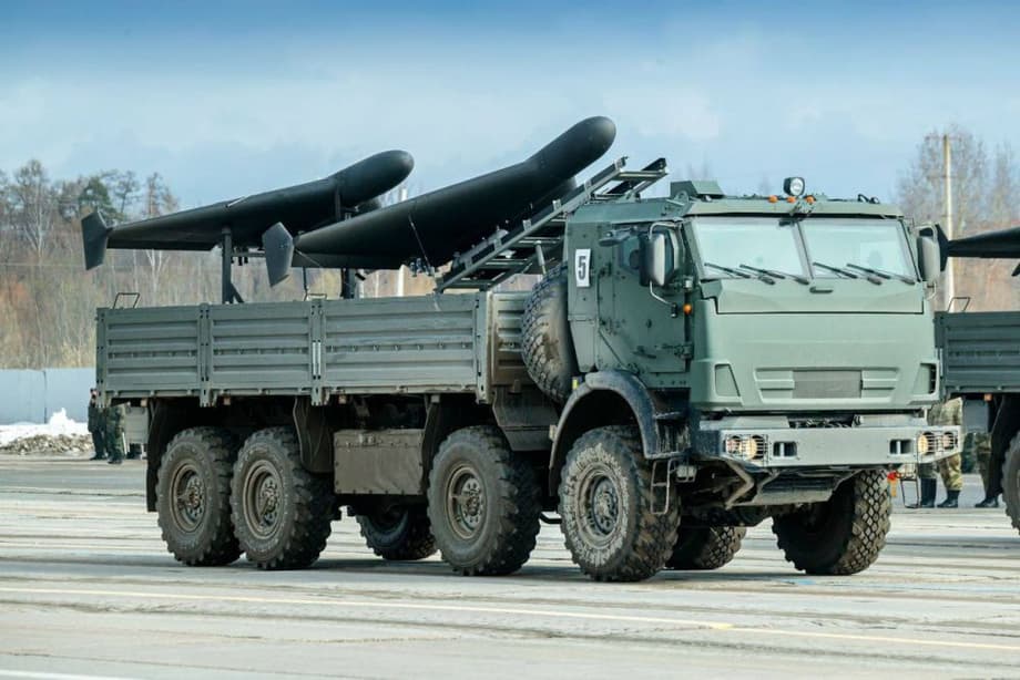 Дрон-камикадзе «Герань-2» начали запускать с КамАЗов