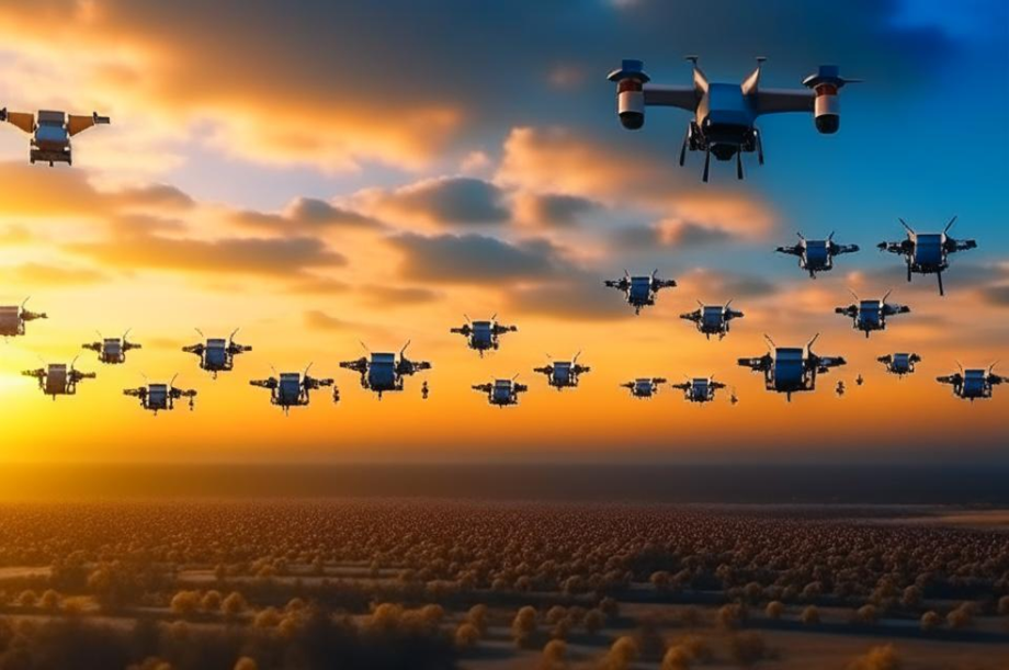 Противодроновое ружье, как и прежние разработки компании, способно поражать сразу несколько дронов.<br>