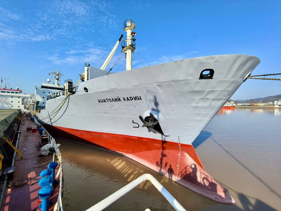 Refrigerated ship "Anatoly Larin"
