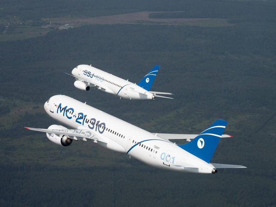 МС-21, SSJ-100