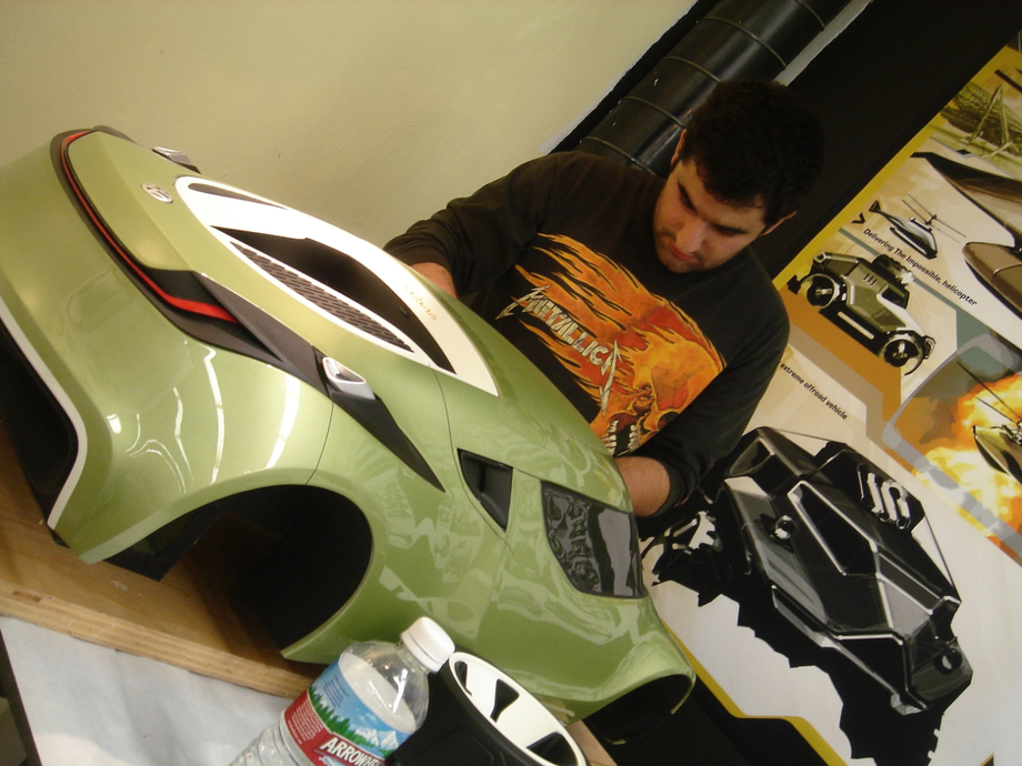 Alexander Selipanov trabajando