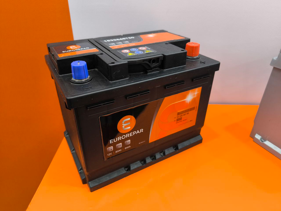 Battery "Eurorepar", made by the factory "Tubor"