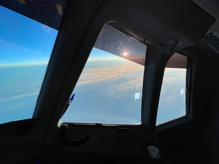 MS-21-310 durante las pruebas en latitudes septentrionales
