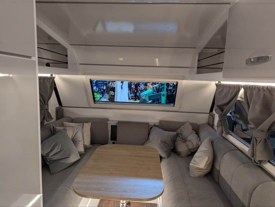 KS36 caravan, interior view