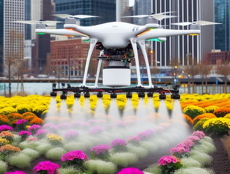 Los drones podrán realizar trabajos aéreos y químicos. Por ejemplo, la recuperación de tierras, la aplicación de agroquímicos líquidos y sustancias a granel, la desintoxicación de cuerpos de agua cerrados y la distribución aérea de objetos biológicos