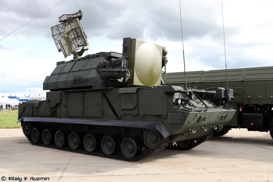 Combat vehicle 9A331 of the Tor-M1 SAM system