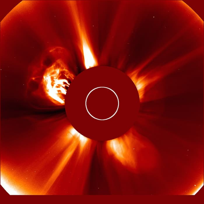 Class X1.1 flare on the Sun