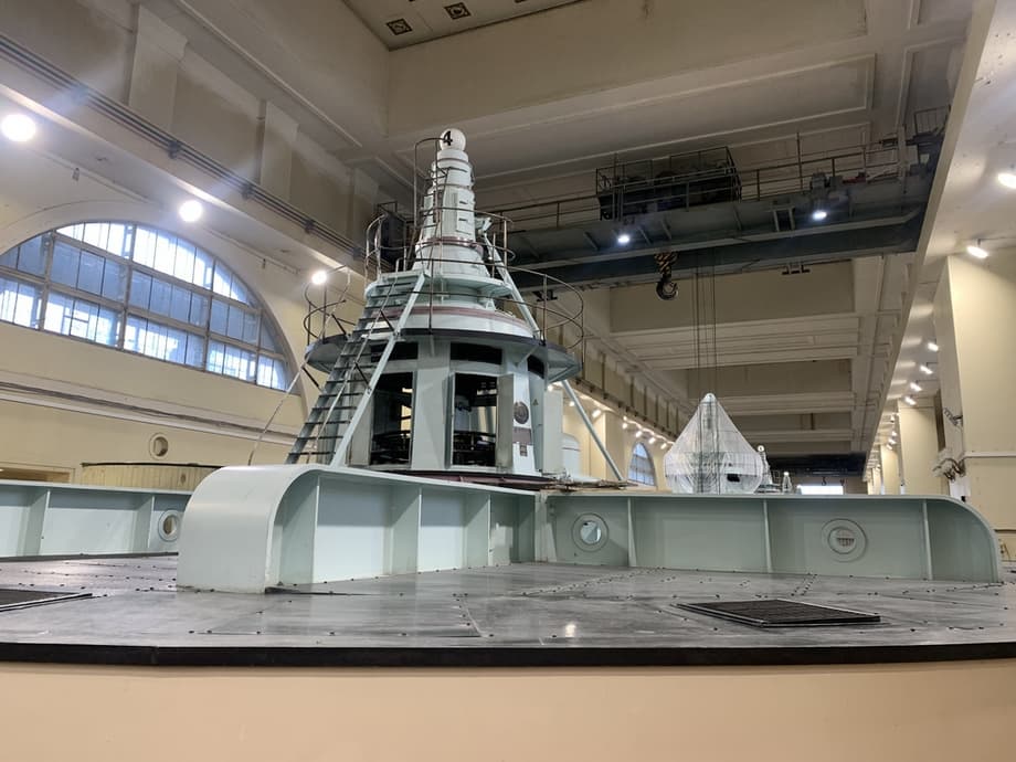 Гидроагрегат № 4 на Нижегородской ГЭС&nbsp;