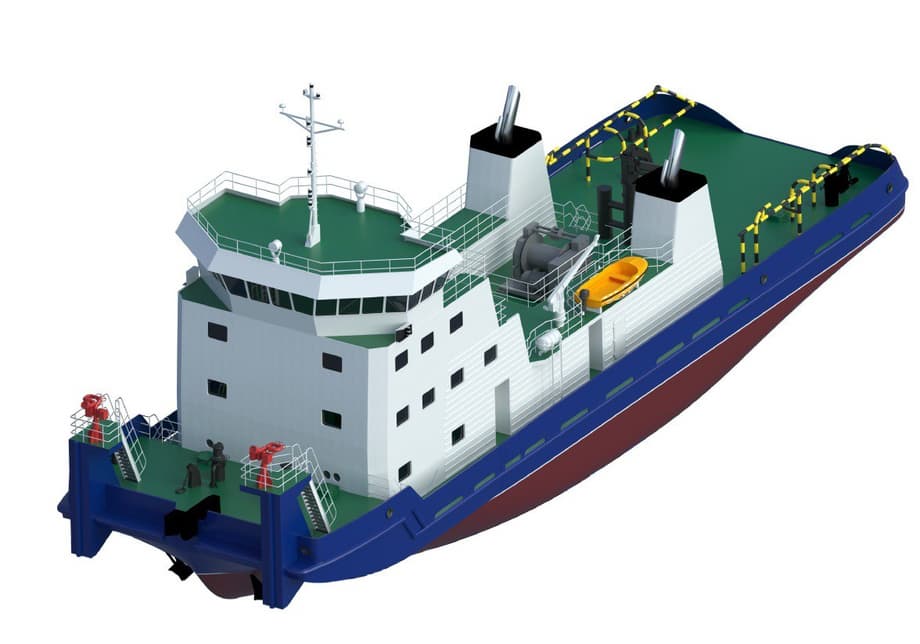 Концепт буксира-толкача проекта 00443