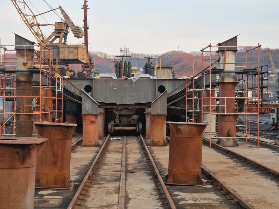 Строящийся краболов&nbsp;«Вилига»