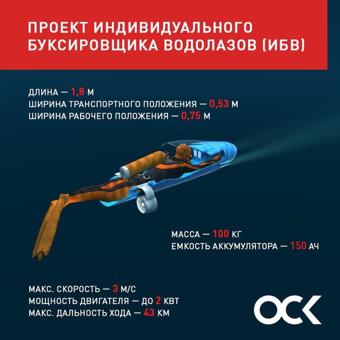 Project of an individual diver tow tractor (IDTT)