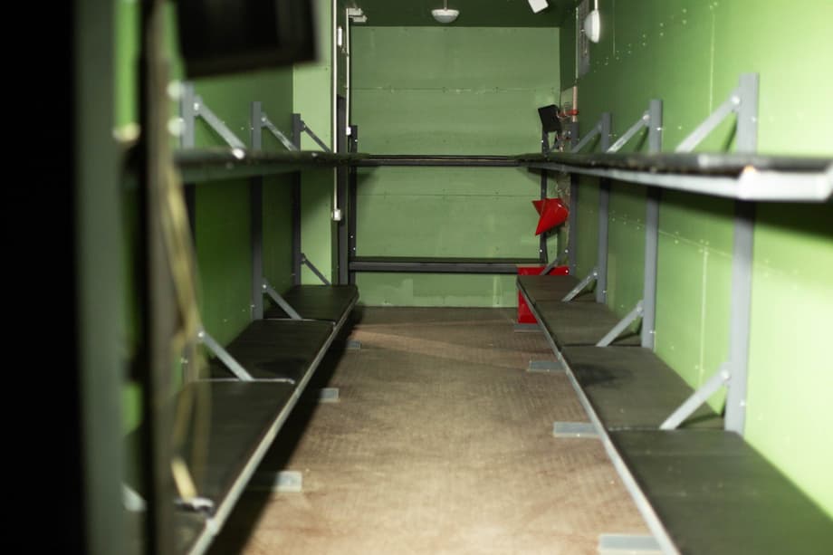 Mobile shelter "KUB-M", interior view
