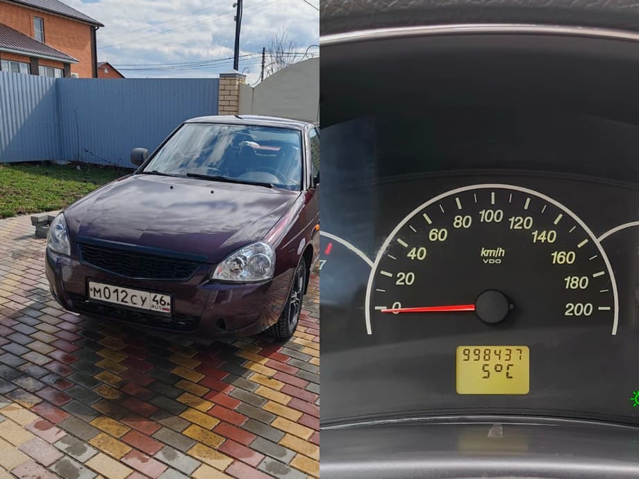 LADA Priora почти с миллионом километров на одометре<br>