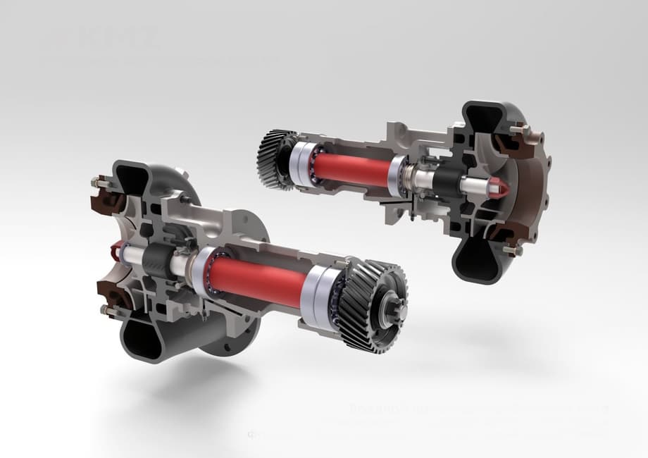 Pump for cooling diesel generators