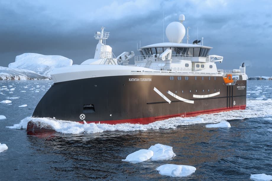 Рендер ярусолова проекта&nbsp;200101 «Капитан Головатюк»