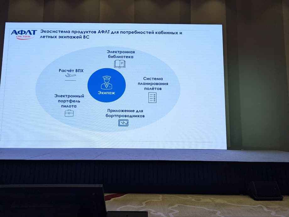 Кадр из презентации&nbsp;Артёма Сигалова,&nbsp;руководителя направления по производственным IT-системам ООО «АФЛТ-Системс»