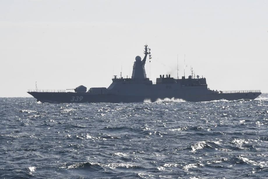 Корабли Тихоокеанского флота на учениях