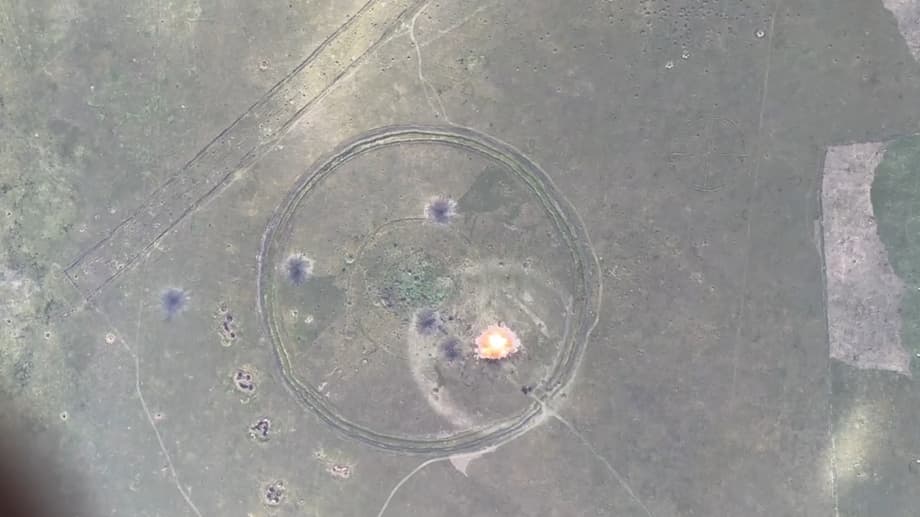 кадры применения ОДАБ - 500П