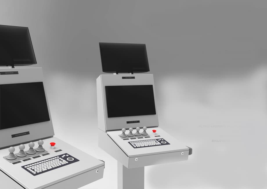 Стойка управления слиповыми лебедками