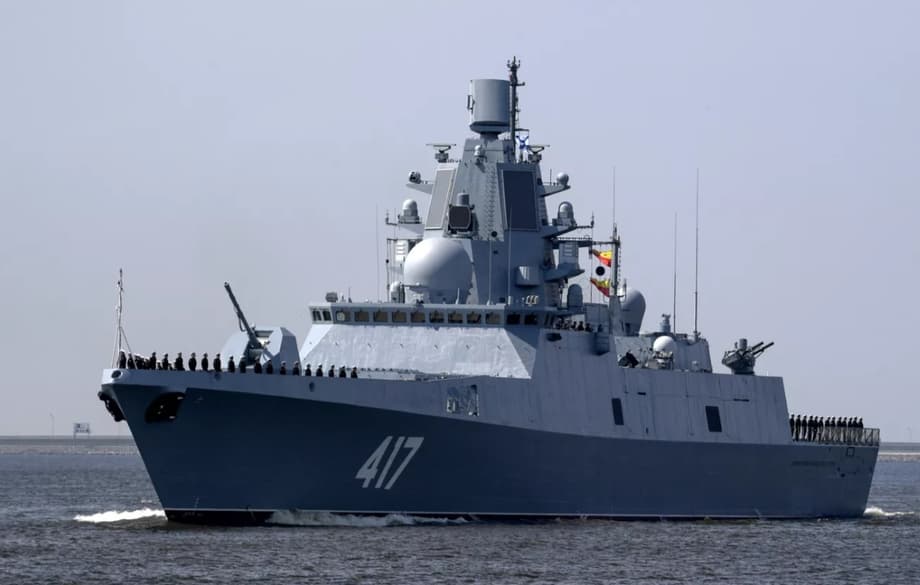 Фрегат «Адмирал Горшков» в Атлантическом океане