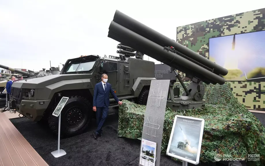 Missile system 'Hermes'. Photo: RIA Novosti /Grigory Sysoev