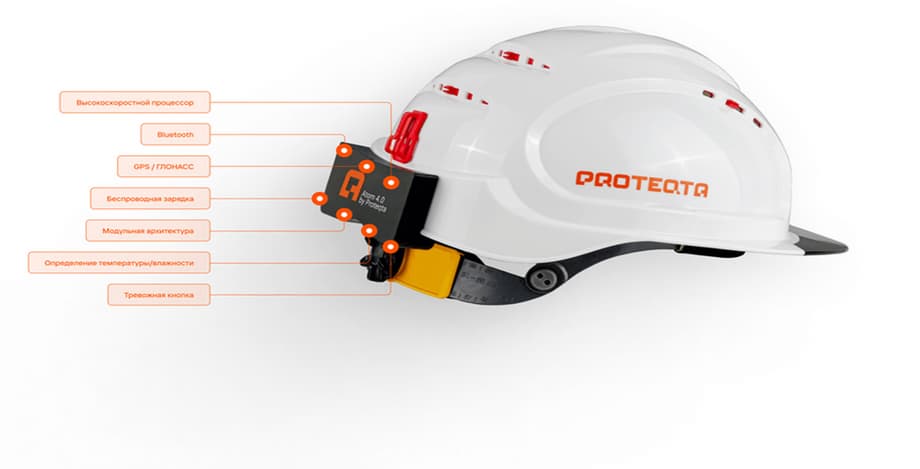 The helmet is already being successfully used in pilot mode by more than twenty large enterprises nationwide, making the mining, marine, and gas industries safer.