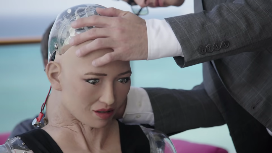 Robot Sophia from Hanson Robotics