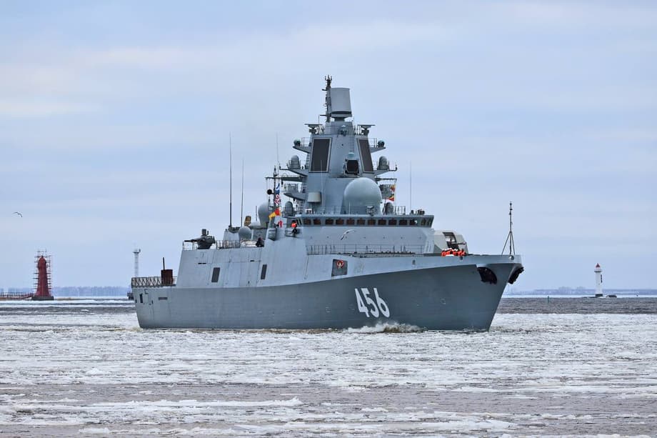 "Admiral Golovko" became the third ship of this project. The lead and first serial frigates "Admiral of the Fleet of the Soviet Union Gorshkov" and "Admiral Kasatonov" are already serving in the Northern Fleet<br>