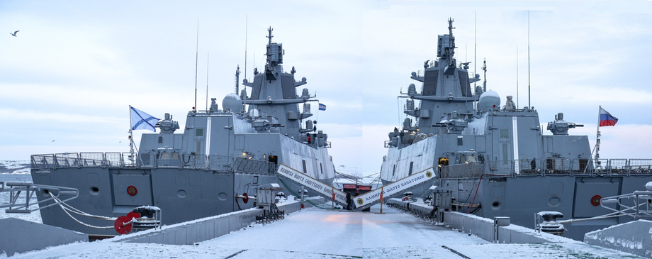 Фрегаты проекта 22350 «Адмирал флота Советского Союза Касатонов» и «Адмирал&nbsp; Горшков»