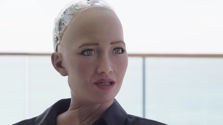 Robot Sophia from Hanson Robotics