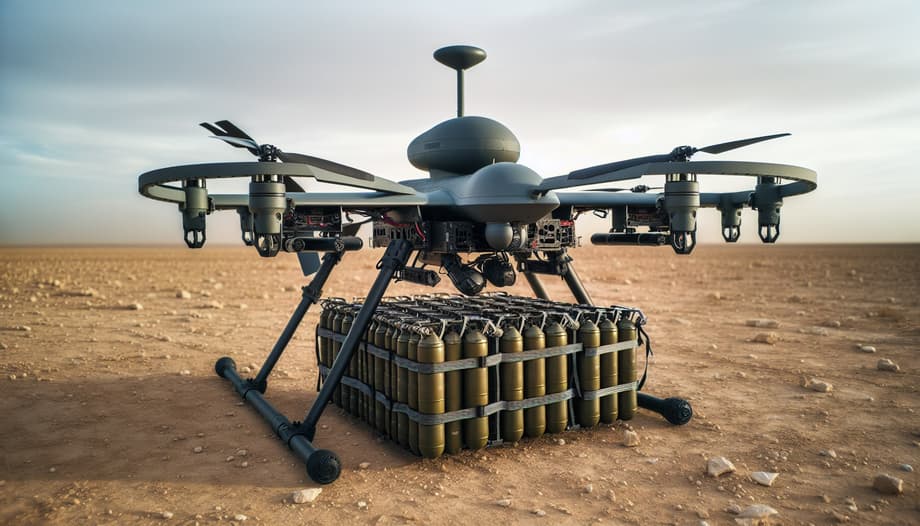 По информации разработчиков, у их беспилотников в виде боевой нагрузки могут быть не только боеприпасы ВОГ-17 и ГП-25, но и особые осколочные и кумулятивные боеприпасы для сброса с коптеров 