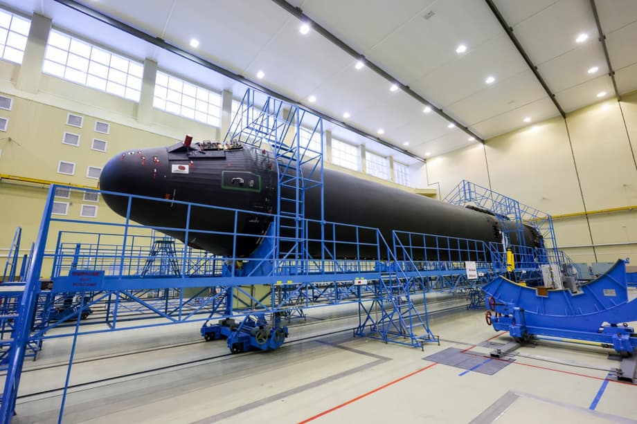 Так выглядит «Ангара» в цехе в процессе работы над ней <br>