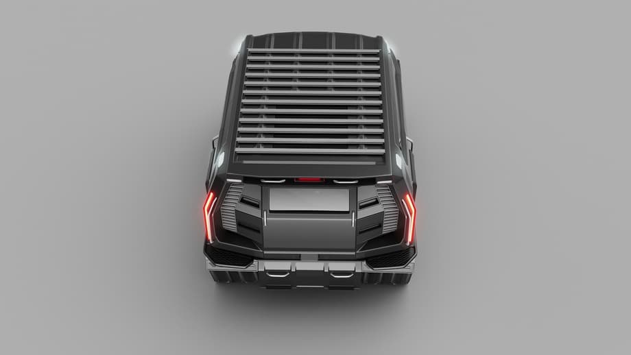  Исчез навесной экспедиционный багажник - его интегрировали в автомобиль.&nbsp; А фонари из типичных горизонтальных стали вертикальными