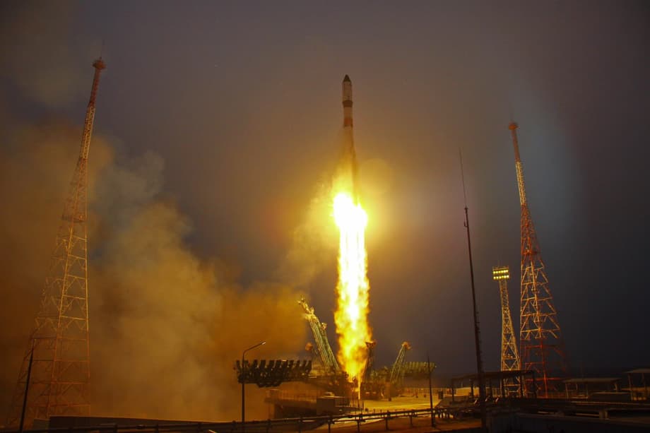 The launch was broadcast on Roscosmos' social networks