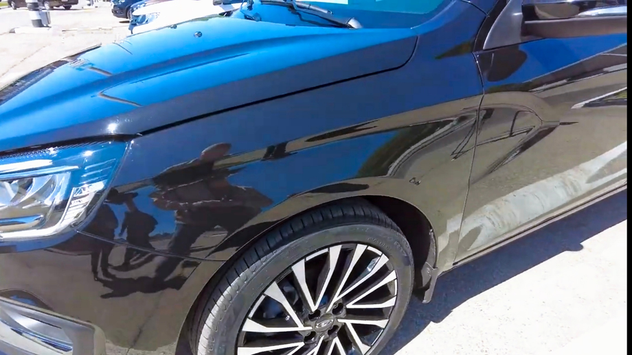 LADA Aura c новыми колёсными дисками<br>