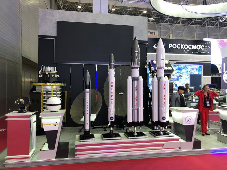 Angara family rockets and their future at the Army-2024 forum stands