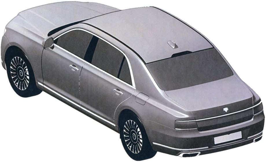 Image of the restyled Aurus Senat in the FIPS database<br>