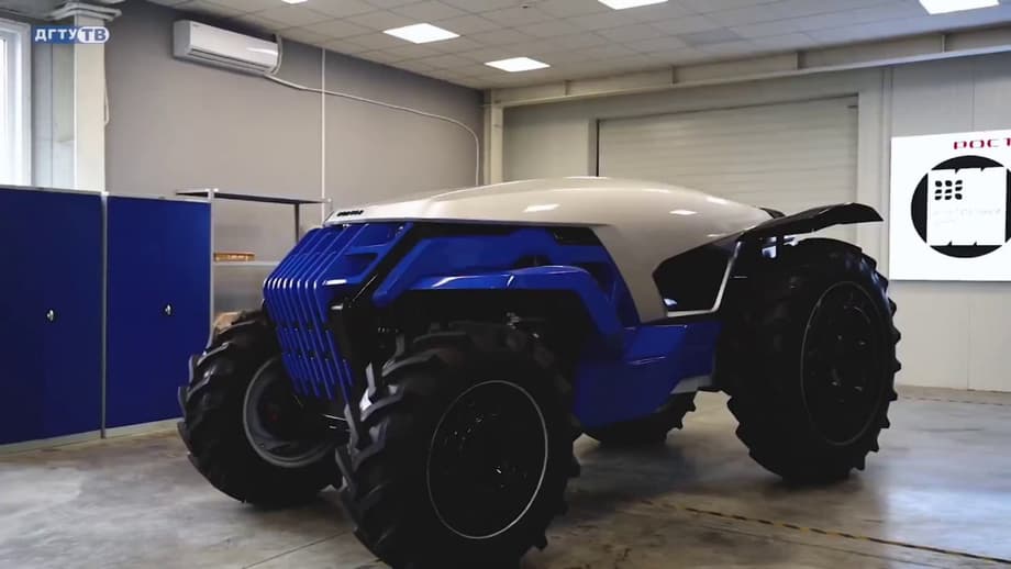 Беспилотный колесный робот-трактор с гибридным приводом разработали в России: появились первые кадры