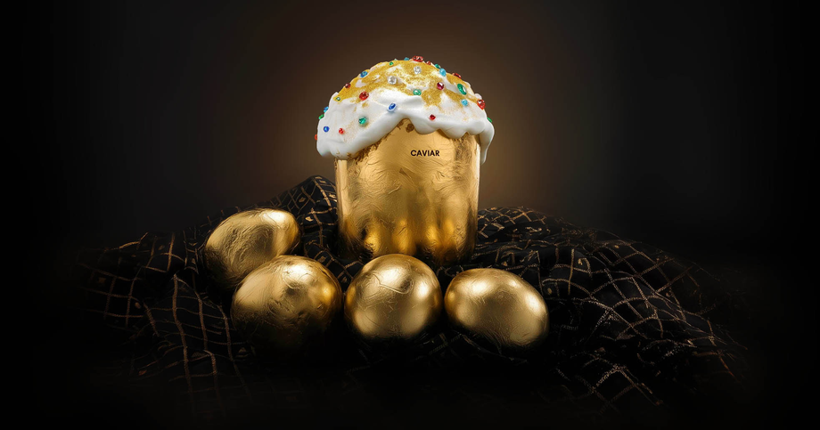 Золотой кулич от&nbsp;Caviar