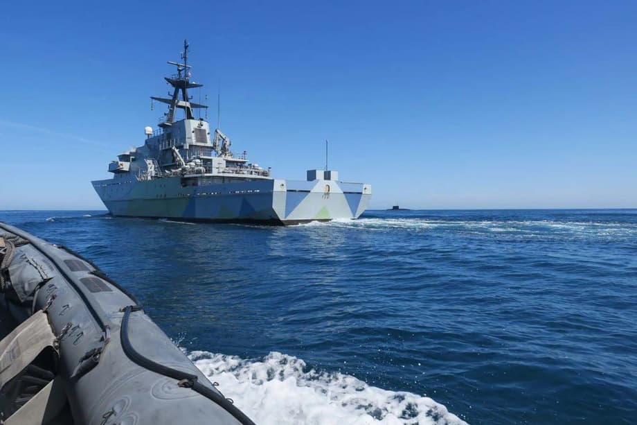 Появились кадры сопровождения подлодки «Краснодар» с «Калибрами» британским ВМФ в Ла-Манше