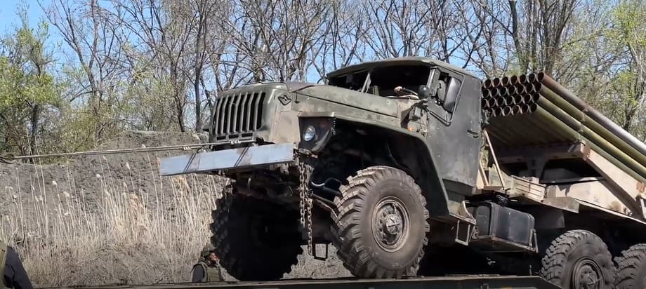 Conveyor repair of military equipment organized by the Russian military