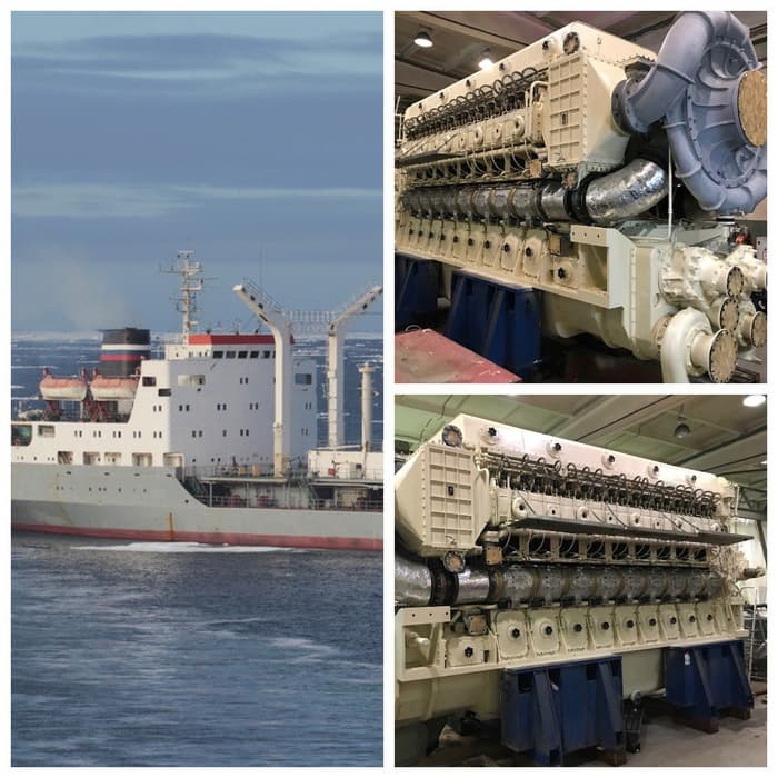 Судовой двигатель&nbsp;«Русский Дизель 70Б 18ДРПН 23/2х30»