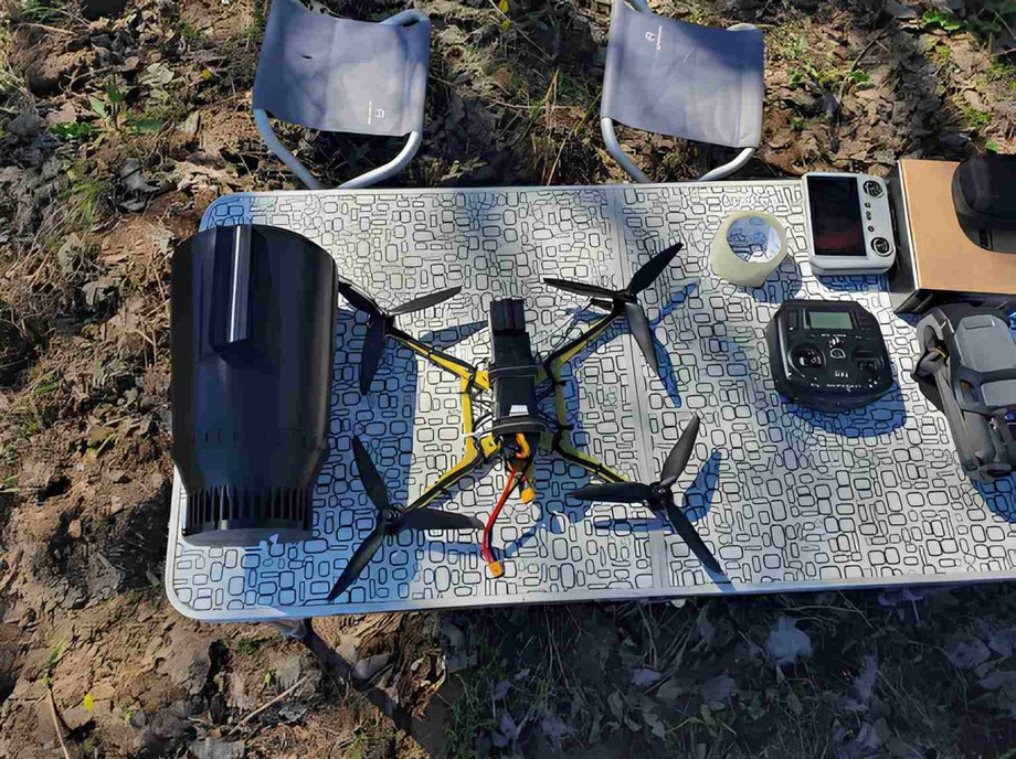 Air control module shown on the left