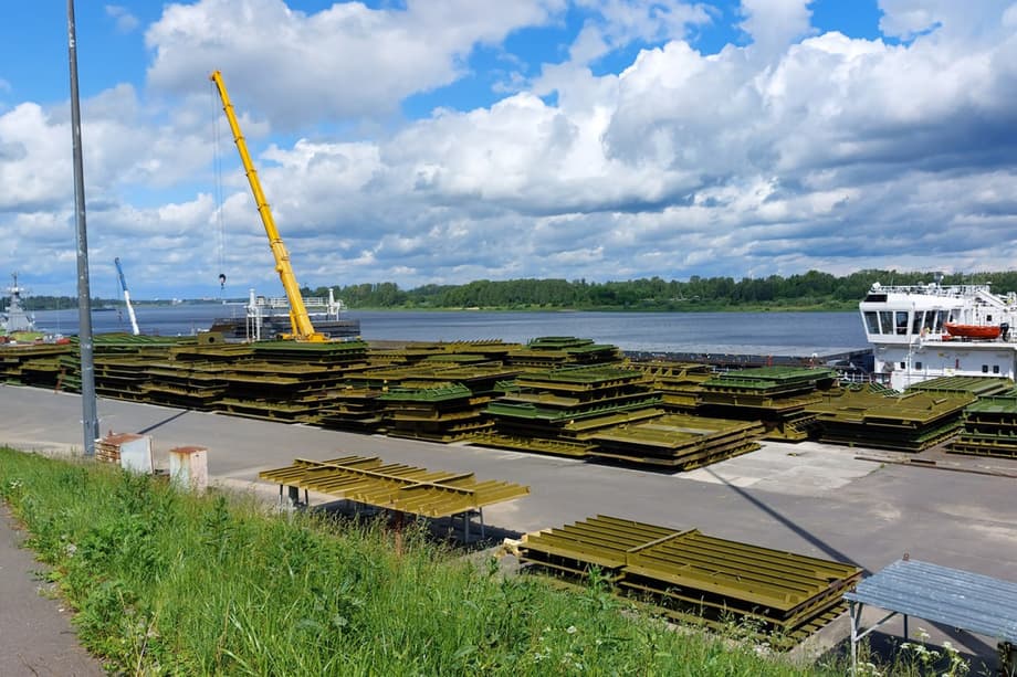 Секции для плавучего дока «Капитан Анатолий Ермолаев»